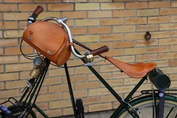 bicycle with front and rear storage