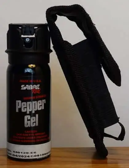 Tactical Pepper Gel with Belt Holster
