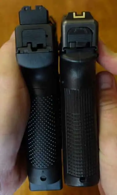 Grip to Grip Comparison of Glock G17 and CZ P10C