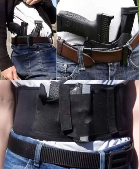 Belly band vs strong side iwb and appendix carry