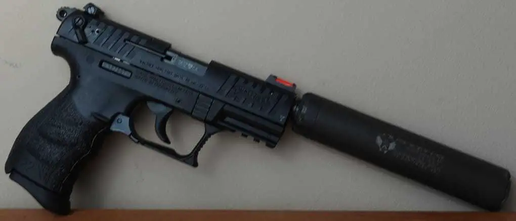 Sparrow 22 Suppressor and Walther P22